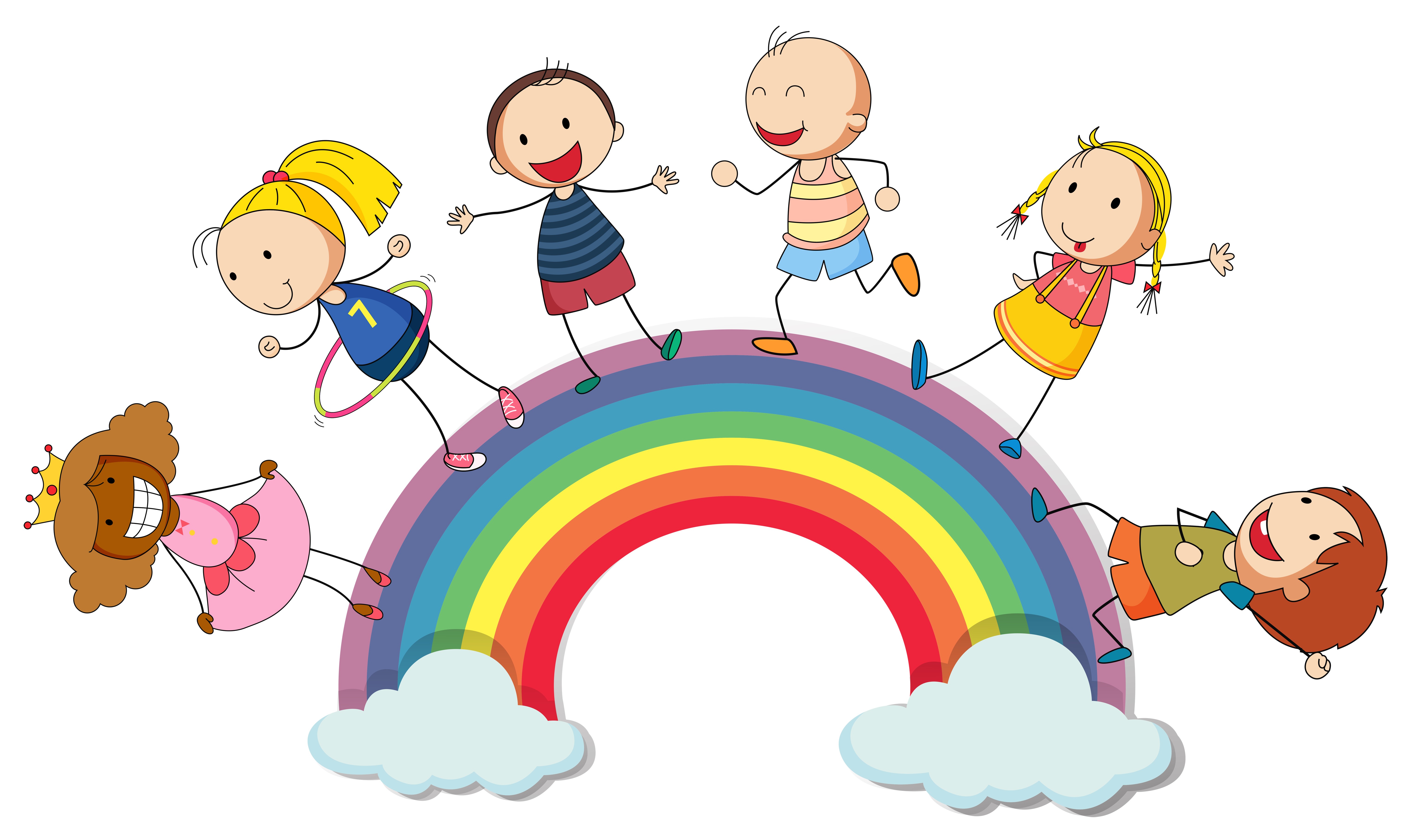 Kindergarten Regenbogen Bild